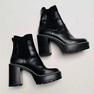 Madden Girl Chunky Platform Lug Bootie Y2K